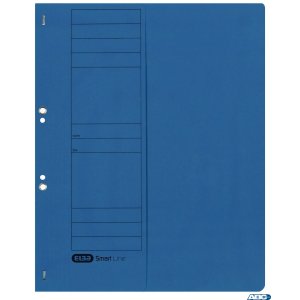 Skoroszyt kartonowy ELBA 1 / 2 A4, oczkowy, niebieski, 100551876