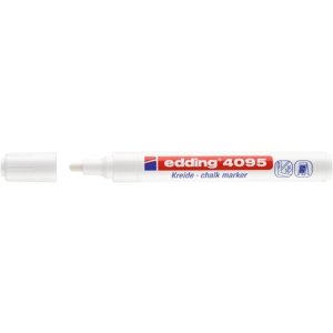 Marker kredowy e-4095 EDDING, 2-3mm, biały