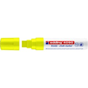 Marker kredowy e-4090 EDDING, 4-15 mm, żółty neonowy