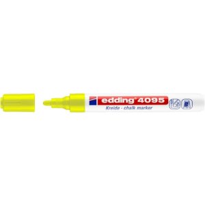 Marker kredowy e-4095 EDDING, 2-3mm, neon żółty