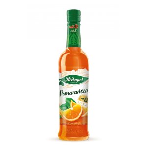 Syrop HERBAPOL Owocowa Spiżarnia 420 ml, pomarańczowy