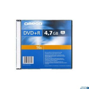 Płyta OMEGA DVD + R 4,7GB 16X SLIM CASE (10) OMD16S + 