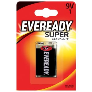 Bateria EVEREADY Super Heavy Duty, E, 6F22,9V