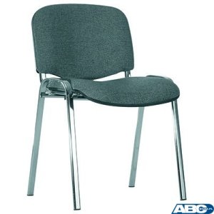 Krzesło konferencyjne ISO chrome CU-73 szaro-czarny NOWY STYL