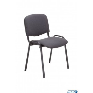 Krzesło konferencyjne ISO black C38 / EF002 szary NOWY STYL