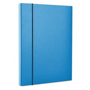 Teczka-pudełko z gumką OFFICE PRODUCTS, PP, A4 / 40, niebieska