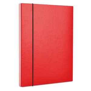 Teczka-pudełko z gumką OFFICE PRODUCTS, PP, A4 / 40, czerwona