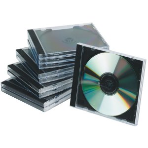 Pudełko na płytę CD / DVD Q-CONNECT, standard, 10szt., przeźroczyste