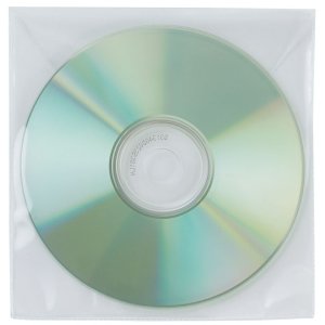 Koperty na płyty CD / DVD Q-CONNECT, 50szt., transparentny