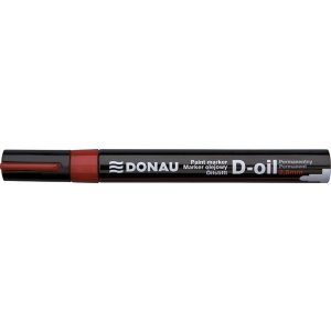 Marker olejowy DONAU D-Oil, okrągły, 2,8mm, czerwony