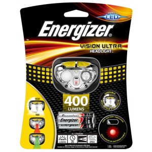Latarka czołowa ENERGIZER Vision Ultra Headlight  +  3szt. baterii AAA, żółta