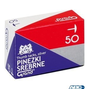 Pinezki srebrne S50 (10paczek) GRAND 110-1378