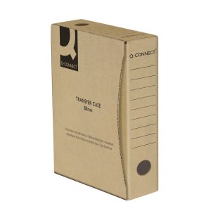 Pudło archiwizacyjne Q-CONNECT, karton, A4 / 80mm, szare